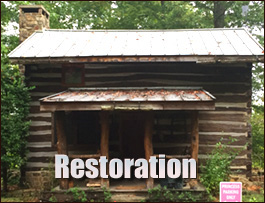 Historic Log Cabin Restoration  Crossnore, North Carolina
